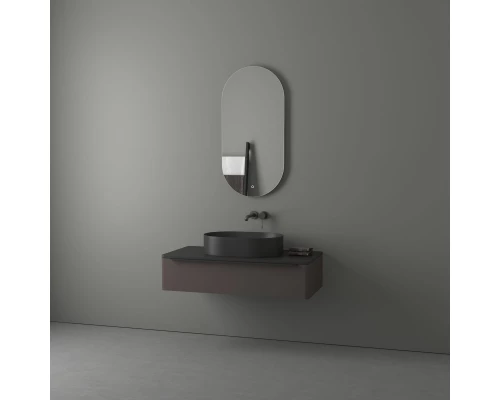 Зеркало настенное с LED-подсветкой, сенсорный выключатель, Ledshine EVOFORM 50х100 см, BY 2697