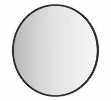 Зеркало настенное EVOFORM в багетной раме чёрный, D50 см, BY 7501