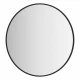 Зеркало настенное EVOFORM в багетной раме чёрный, D60 см, BY 7502
