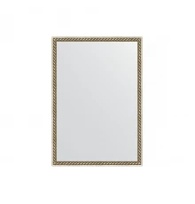 Зеркало настенное EVOFORM в багетной раме витая латунь, 48х68 см, BY 0634