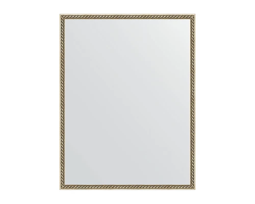 Зеркало настенное EVOFORM в багетной раме витая латунь, 68х88 см, BY 0686