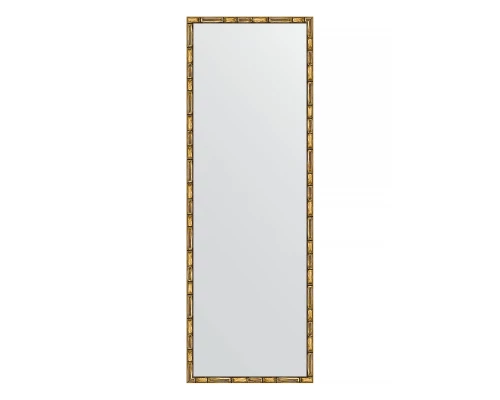 Зеркало настенное EVOFORM в багетной раме золотой бамбук, 47х137 см, BY 0712