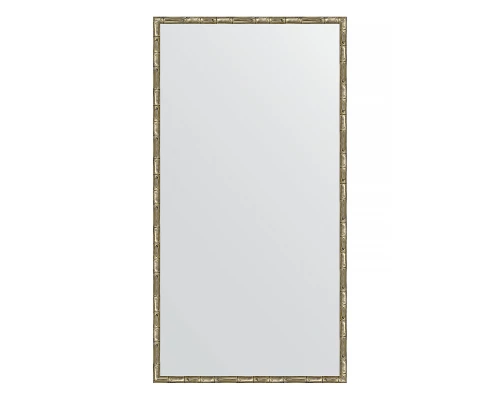 Зеркало настенное EVOFORM в багетной раме серебряный бамбук, 67х127 см, BY 0745