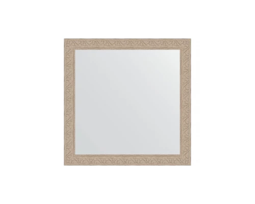 Зеркало настенное EVOFORM в багетной раме белёный дуб, 64х64 см, BY 0781