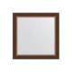Зеркало настенное EVOFORM в багетной раме орех, 66х66 см, BY 0784