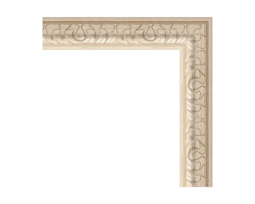 Зеркало настенное EVOFORM в багетной раме мельхиор, 61х81 см, BY 1005