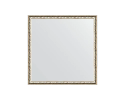 Зеркало настенное EVOFORM в багетной раме мельхиор, 71х71 см, BY 1020