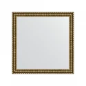 Зеркало настенное EVOFORM в багетной раме золотой акведук, 74х74 см, BY 1028