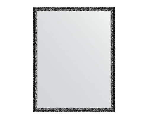 Зеркало настенное EVOFORM в багетной раме чернёное серебро, 70х90 см, BY 1033
