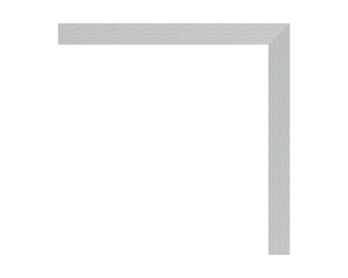 Зеркало настенное EVOFORM в багетной раме сталь, 46х136 см, BY 1064