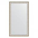Зеркало настенное EVOFORM в багетной раме золотые бусы на серебре, 65х115 см, BY 1087