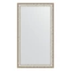 Зеркало настенное EVOFORM в багетной раме золотые бусы на серебре, 65х115 см, BY 1087