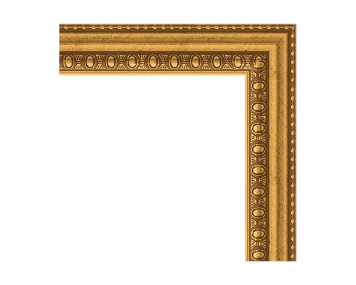 Зеркало настенное EVOFORM в багетной раме бусы золотые, 72х152 см, BY 1112