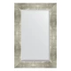 Зеркало настенное с фацетом EVOFORM в багетной раме алюминий, 56х86 см, BY 1140