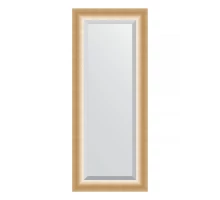 Зеркало настенное с фацетом EVOFORM в багетной раме травленое золото, 56х136 см, BY 1161