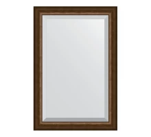Зеркало настенное с фацетом EVOFORM в багетной раме состаренная бронза, 62х92 см, BY 1178