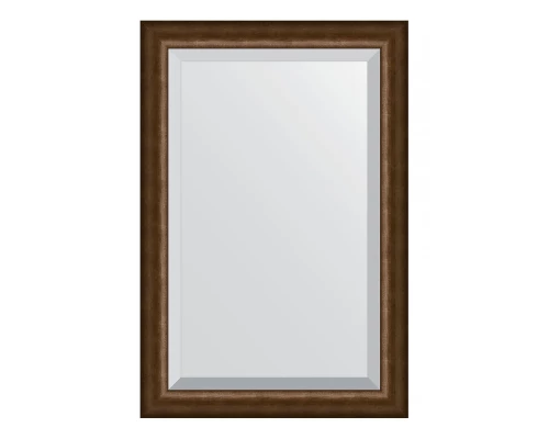 Зеркало настенное с фацетом EVOFORM в багетной раме состаренная бронза, 62х92 см, BY 1178