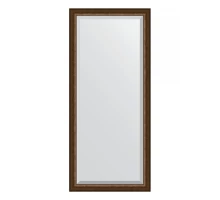 Зеркало настенное с фацетом EVOFORM в багетной раме состаренная бронза, 72х162 см, BY 1208
