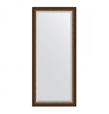 Зеркало настенное с фацетом EVOFORM в багетной раме состаренная бронза, 72х162 см, BY 1208
