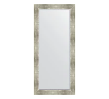 Зеркало настенное с фацетом EVOFORM в багетной раме алюминий, 76х166 см, BY 1210