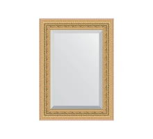 Зеркало настенное с фацетом EVOFORM в багетной раме сусальное золото, 55х75 см, BY 1224