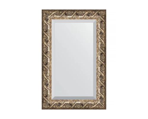 Зеркало настенное с фацетом EVOFORM в багетной раме фреска, 56х86 см, BY 1239