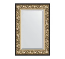 Зеркало настенное с фацетом EVOFORM в багетной раме барокко золото, 60х90 см, BY 1241