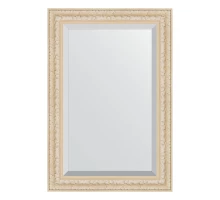 Зеркало настенное с фацетом EVOFORM в багетной раме старый гипс, 65х95 см, BY 1272