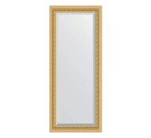 Зеркало настенное с фацетом EVOFORM в багетной раме сусальное золото, 65х155 см, BY 1284