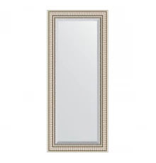 Зеркало настенное с фацетом EVOFORM в багетной раме серебряный акведук, 67х157 см, BY 1288