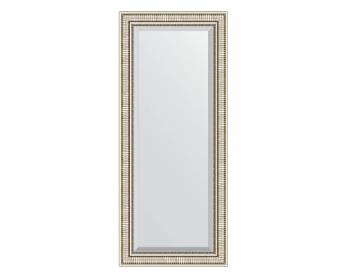 Зеркало настенное с фацетом EVOFORM в багетной раме серебряный акведук, 67х157 см, BY 1288
