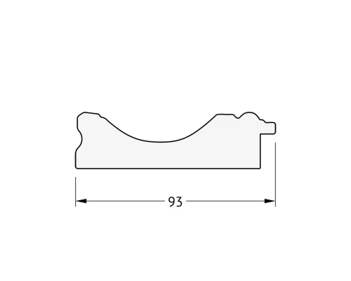 Зеркало настенное с фацетом EVOFORM в багетной раме серебряный акведук, 67х157 см, BY 1288
