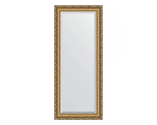 Зеркало настенное с фацетом EVOFORM в багетной раме виньетка бронзовая, 65х155 см, BY 1290