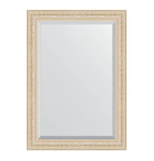 Зеркало настенное с фацетом EVOFORM в багетной раме старый гипс, 75х105 см, BY 1292