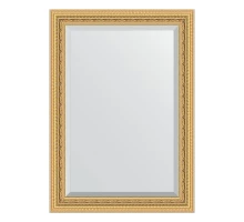 Зеркало настенное с фацетом EVOFORM в багетной раме сусальное золото, 75х105 см, BY 1294