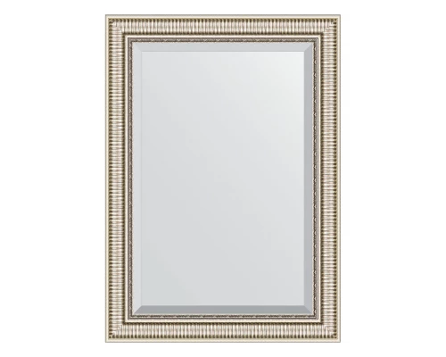 Зеркало настенное с фацетом EVOFORM в багетной раме серебряный акведук, 77х107 см, BY 1298