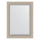 Зеркало настенное с фацетом EVOFORM в багетной раме серебряный акведук, 77х107 см, BY 1298