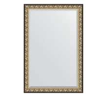 Зеркало настенное с фацетом EVOFORM в багетной раме барокко золото, 120х180 см, BY 1321