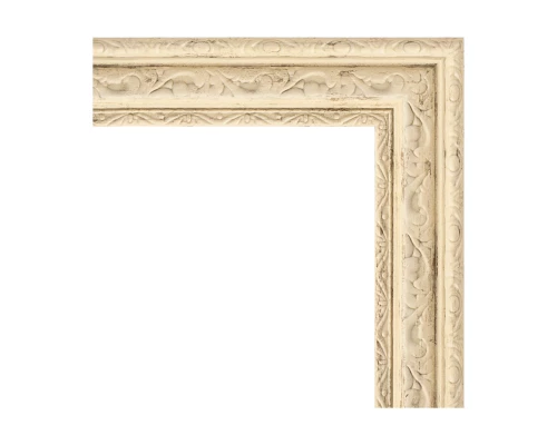 Зеркало настенное EVOFORM в багетной раме слоновая кость, 39х49 см, BY 1347
