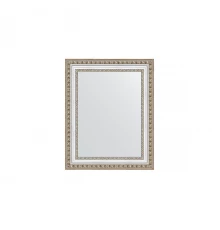 Зеркало настенное EVOFORM в багетной раме золотые бусы на серебре, 41х51 см, BY 1349