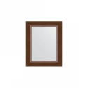 Зеркало настенное EVOFORM в багетной раме орех, 42х52 см, BY 1351