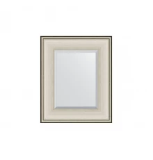 Зеркало настенное с фацетом EVOFORM в багетной раме травленое серебро, 48х58 см, BY 1368