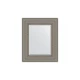Зеркало настенное с фацетом EVOFORM в багетной раме римское серебро, 46х56 см, BY 1369