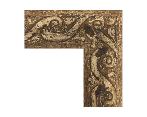 Зеркало настенное с фацетом EVOFORM в багетной раме фреска, 46х56 см, BY 1371