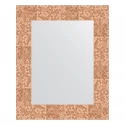 Зеркало настенное EVOFORM в багетной раме соты медный, 43х53 см, BY 3018