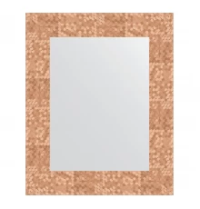 Зеркало настенное EVOFORM в багетной раме соты медный, 43х53 см, BY 3018