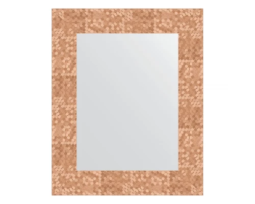 Зеркало настенное EVOFORM в багетной раме соты медный, 43х53 см, BY 3018