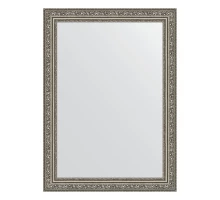 Зеркало настенное EVOFORM в багетной раме виньетка состаренное серебро, 54х74 см, BY 3040