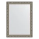 Зеркало настенное EVOFORM в багетной раме виньетка состаренное серебро, 54х74 см, BY 3040