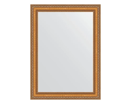 Зеркало настенное EVOFORM в багетной раме золотые бусы на бронзе, 55х75 см, BY 3042